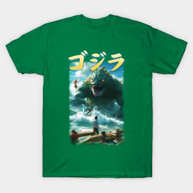 Sea Monster T-Shirt by KawaiiDread